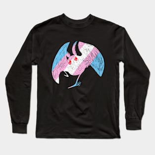 Transgender Pride Mothman Long Sleeve T-Shirt